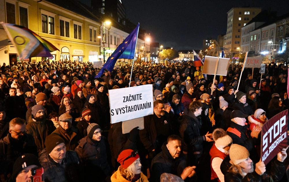 Protest "Slovensko je Európa" v Košiciach