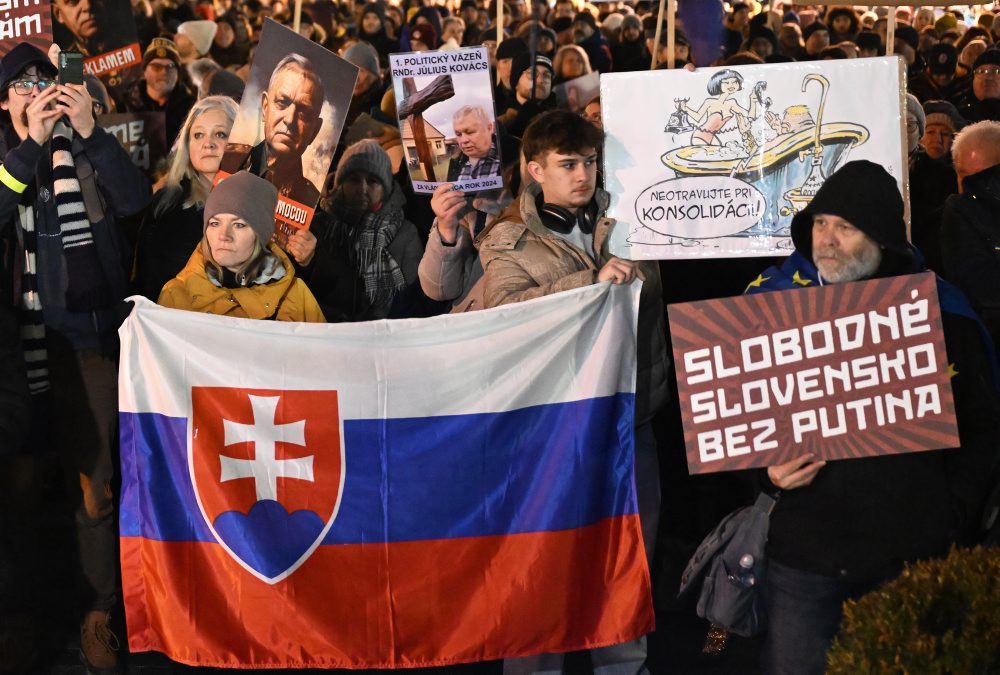 Protest "Slovensko je Európa" v Košiciach