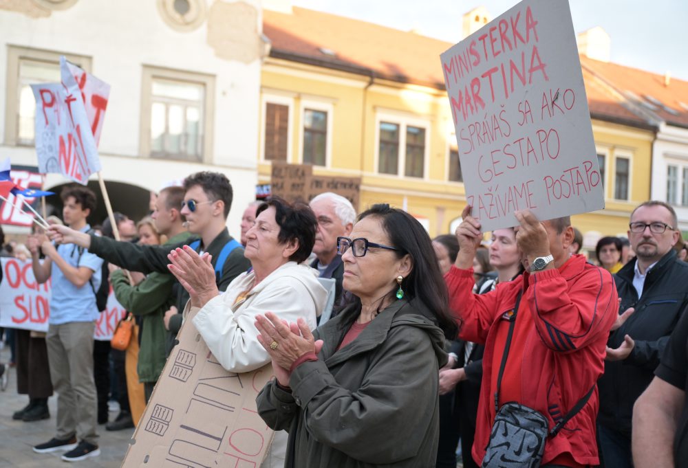 Občiansky protest na podporu Kultúrneho štrajku v Košiciach