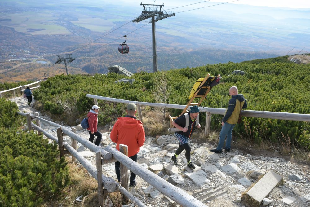 Turistika na Skalnatom pleso vo Vysokých Tatrách