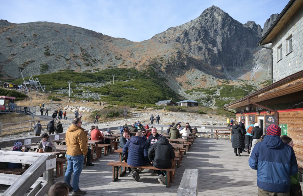 Turistika na Skalnatom pleso vo Vysokých Tatrách