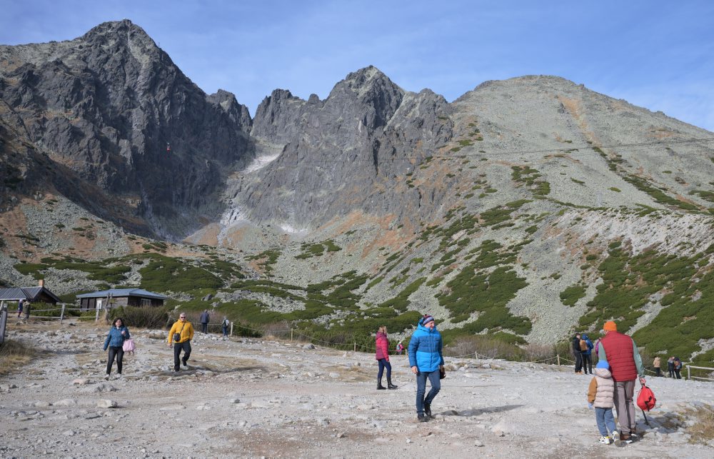 Turistika na Skalnatom pleso vo Vysokých Tatrách