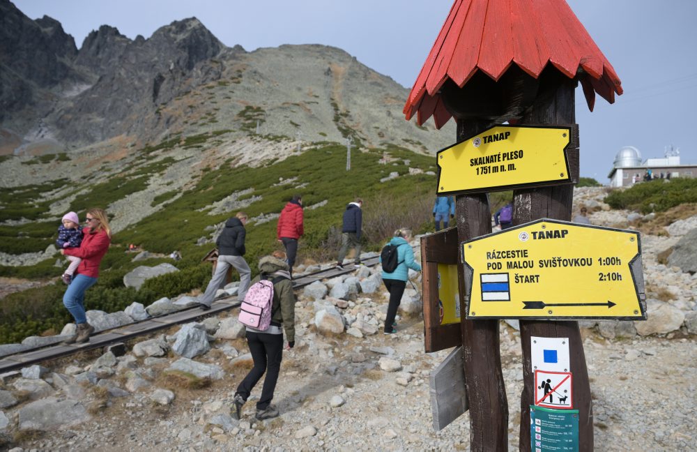 Turistika na Skalnatom pleso vo Vysokých Tatrách