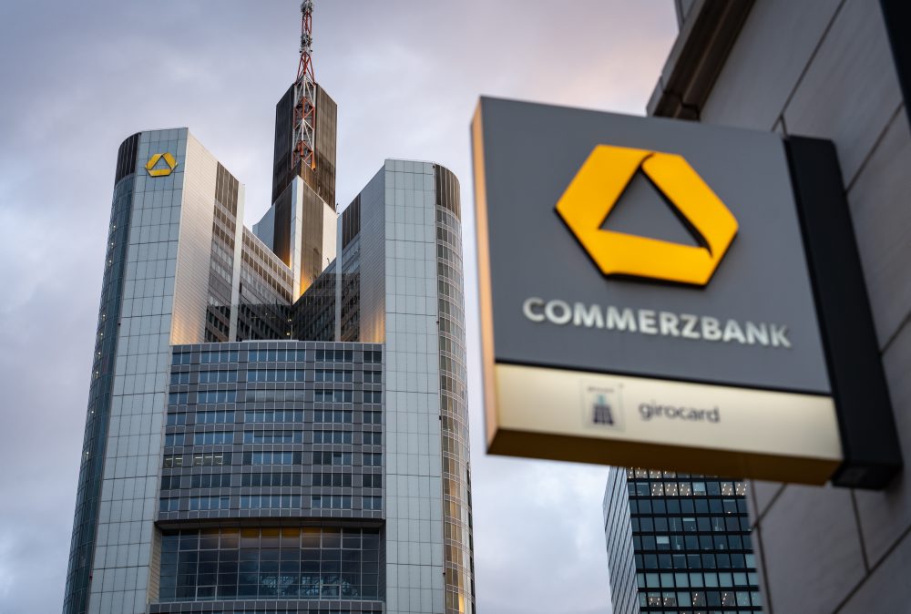 Logo nemeckej banky Commerzbank