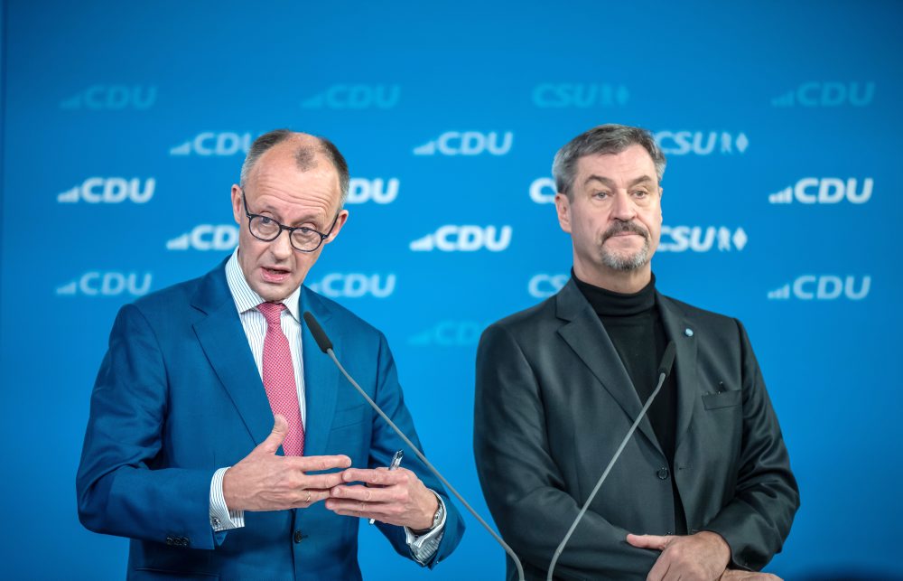 Predstavenie spoločného volebného programu CDU a CSU